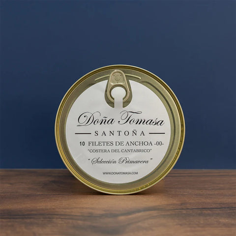 Anchoas "00" Selección Primavera 150/340 g (10/25 uds muy grandes) | Doña Tomasa