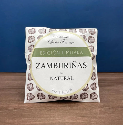 Zamburiñas al Natural (14/18 piezas) 110g| Doña Tomasa