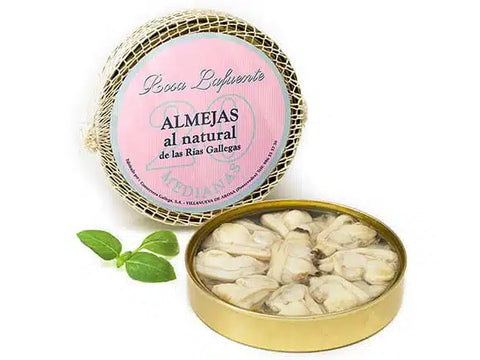 Almejas al natural de las Rías Gallegas 111 g (20 piezas medianas) | Rosa Lafuente